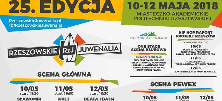 25. edycja Rzeszowskich Juwenaliów. Trzy tygodnie dobrej zabawy