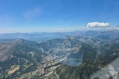 Loty szybowcem nad Alpami,