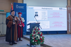 Od lewej: prof. PRz A. Trytek,  prof. P. Koszelnik,